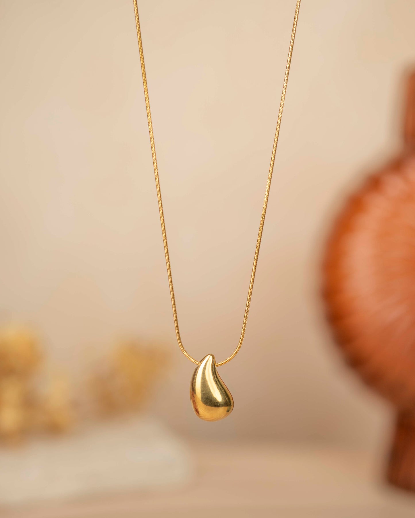 Eiti Jewels Casa 18K Gold Plated Pendant Chain Set