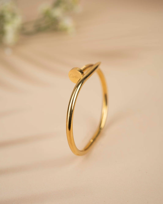 Eiti Jewels Eterna Oval Cuff Unisex 18K Gold Plated Bracelet