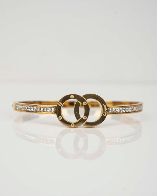 Eiti Jewels Double Harmony 18K Gold Plated Bracelet