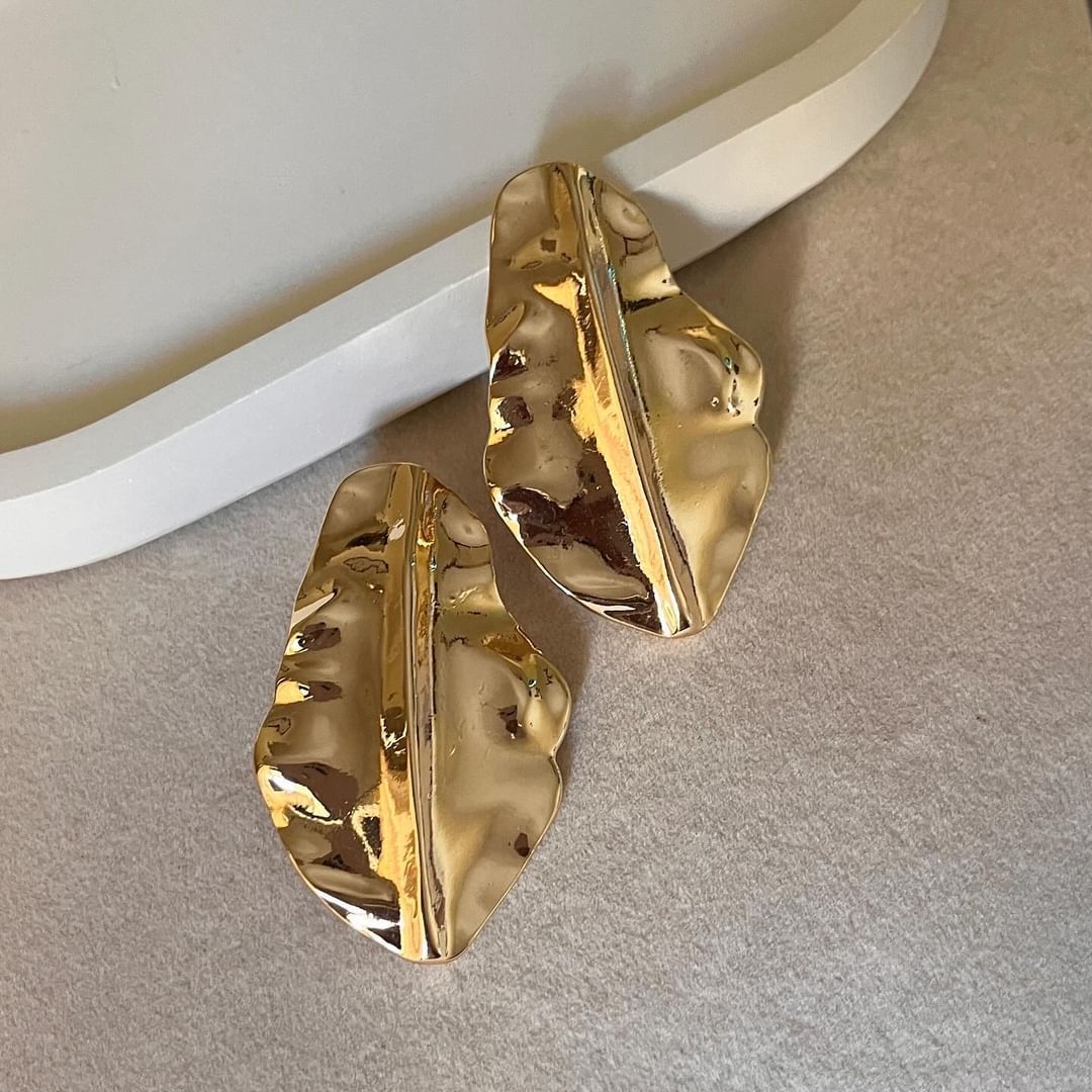 Eiti Jewels Vogue 18K Gold Plated Signature Earrings